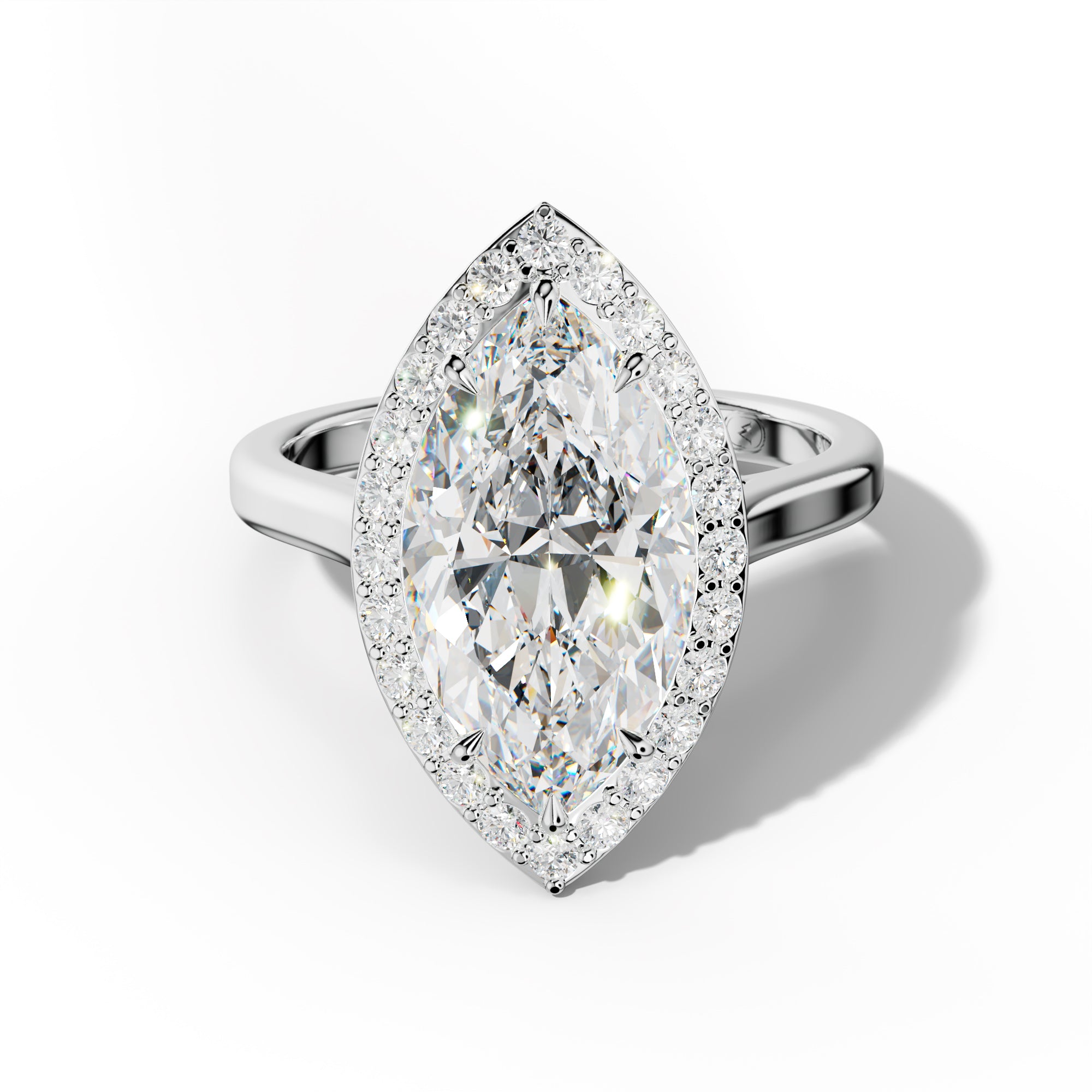 Josephine Marquise Cut Engagement Ring